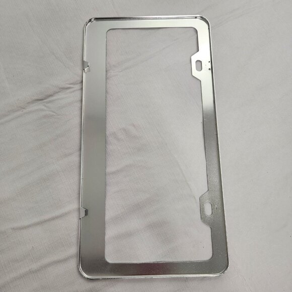Car License Plate Frame Silver Metal Gift Maserati - Picture 4 of 6